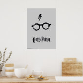 Harry Potter | Bliksem en bril Poster (Keuken)