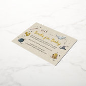 Harry Potter - Boeken voor Baby Uitnodiging (Gedraaid)