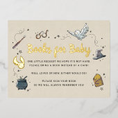 Harry Potter - Boeken voor Baby Uitnodiging (Voorkant)