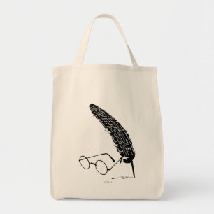 Harry Potter Bril en ganzenveer Tote Bag