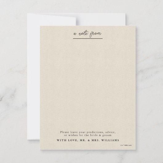 Harry Potter | Bruiloft Jubileum Tijd Capsule (Achterkant)