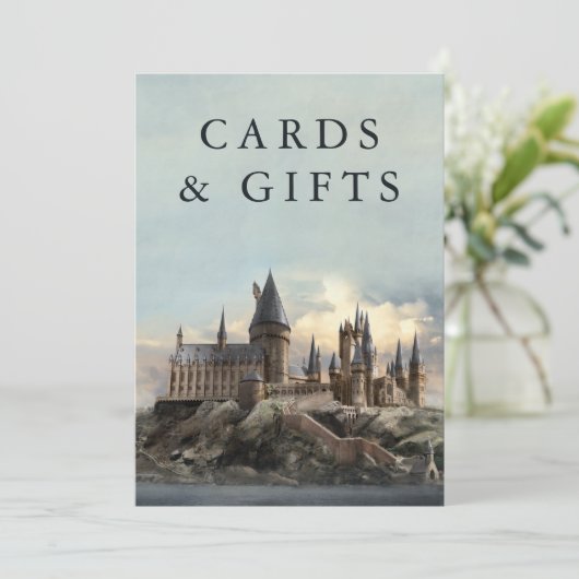 Harry Potter Bruiloftfeest Kaarten & Cadeaus Bord (Staand voorkant)