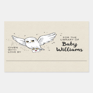 HARRY POTTER™ Cadeau Baby Shower Boekplaat Rechthoekige Sticker