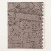 Harry Potter| Carte du marauder de château HOGWART (Dos)