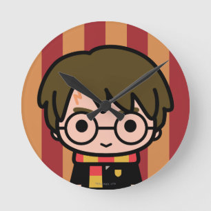 Harry Potter Cartoon Character Art Ronde Klok
