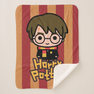 Harry Potter Cartoon Character Art Sherpa Deken