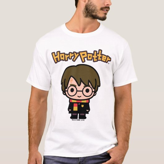 Harry Potter Cartoon Character Art T-shirt (Voorkant)