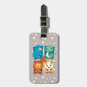 HARRY POTTER™ CARTOON HOGWARTS™ HUISEN BAGAGELABEL