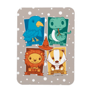 HARRY POTTER™   CARTOON HOGWARTS™ HUISEN MAGNEET