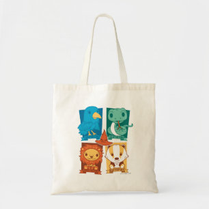 HARRY POTTER™ CARTOON HOGWARTS™ HUISEN TOTE BAG