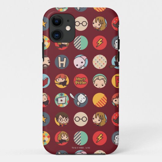 Harry Potter Cartoon Icons Pattern Case-Mate iPhone Case (Achterkant)