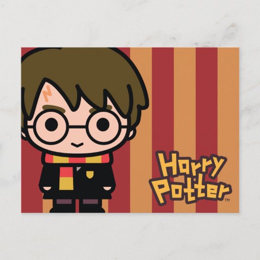 Harry Potter Cartoon Karakter Kunst Briefkaart (Voorkant)
