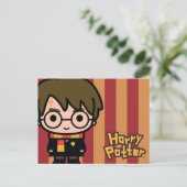 Harry Potter Cartoon Karakter Kunst Briefkaart (Staand voorkant)