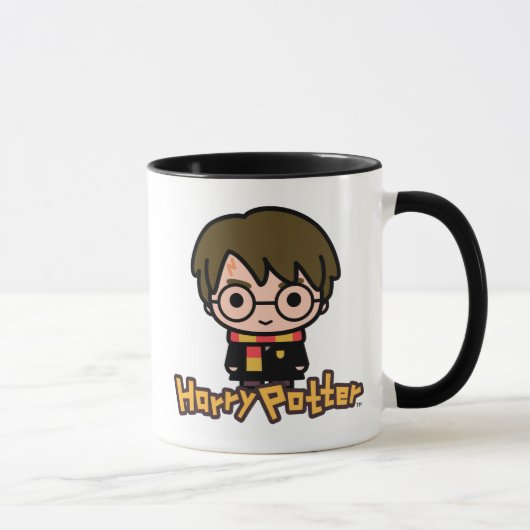 Harry Potter Cartoon Karakter Kunst Mok (Rechts)