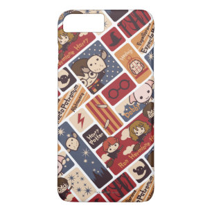 Harry Potter Cartoon Scènes Patroon iPhone 8 Plus / 7 Plus Hoesje
