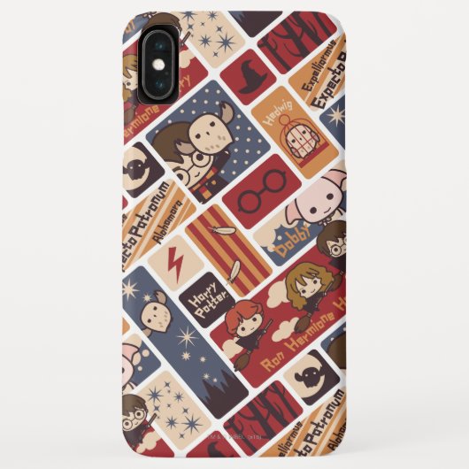 Harry Potter Cartoon Scènes Patroon Case-Mate iPhone Case (Achterkant)