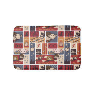 Harry Potter Cartoon Scenes Pattern Badmat
