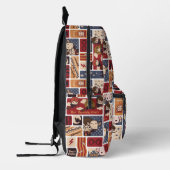 Harry Potter Cartoon Scenes Pattern Bedrukte Rugzak (Links)