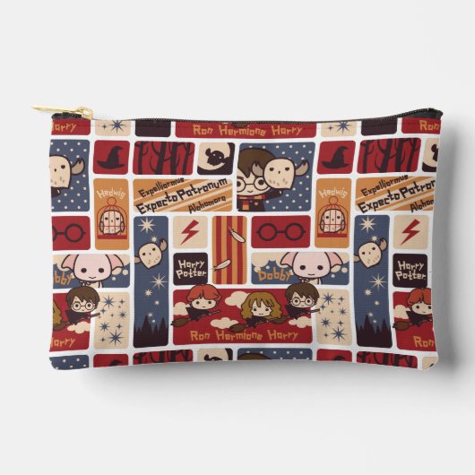 Harry Potter Cartoon Scenes Pattern Etui (Voorkant)