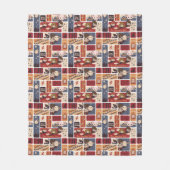 Harry Potter Cartoon Scenes Pattern Fleece Deken (Voorkant)