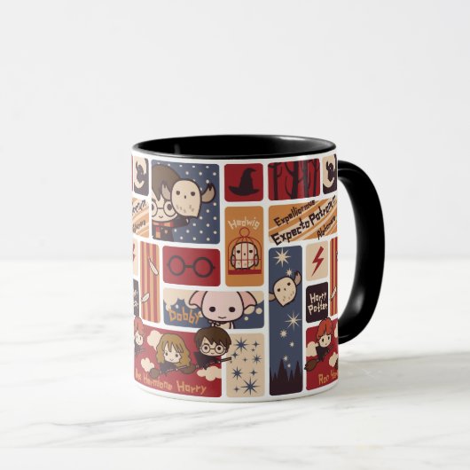 Harry Potter Cartoon Scenes Pattern Mok (Voorkant rechts)