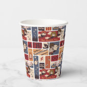 Harry Potter Cartoon Scenes Pattern Papieren Bekers (Achterkant)