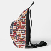 Harry Potter Cartoon Scenes Pattern Sling Bag (Rechts)
