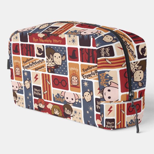 Harry Potter Cartoon Scenes Pattern Toilettasje (Rechterhoek)