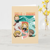 HARRY POTTER™ | CARTOON SPELLS EN CHARMS KAART (Gele Bloem)