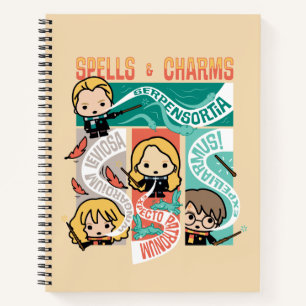 HARRY POTTER™   CARTOON SPELLS EN CHARMS NOTITIEBOEK