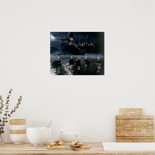 Harry Potter Castle | Aankomst in Hogwarts Poster (Keuken)