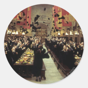 Harry Potter Castle   De Grote Hal Ronde Sticker
