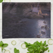 Harry Potter Castle | Great Lake to Hogwarts Theedoek (Gevouwen)