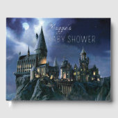 Harry Potter Castle | Moonlit Hogwarts Baby Shower Gastenboek (Voorkant)