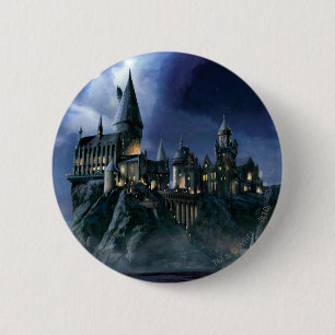Harry Potter Castle Moonlit Hogwarts Ronde Button 5,7 Cm