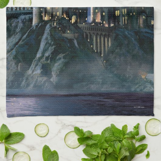 Harry Potter Castle | Moonlit Hogwarts Theedoek (Gevouwen)