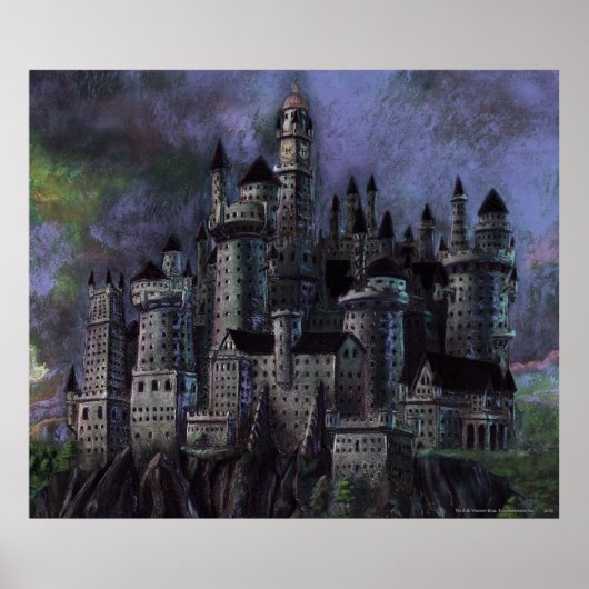 Harry Potter Castle | Toonaangevende Hogwarts Poster (Voorkant)