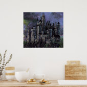 Harry Potter Castle | Toonaangevende Hogwarts Poster (Keuken)