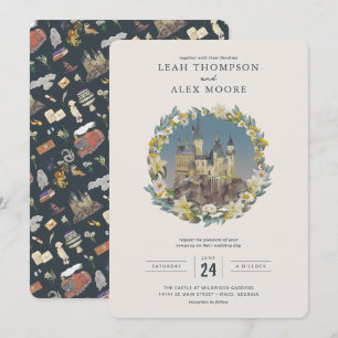 Harry Potter   Castle Wedding Floral Hogwarts Kaart
