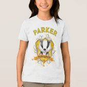Harry Potter | Charmante HUFFLEPUFF™ Wapen Tri-Blend Shirt (Voorkant)