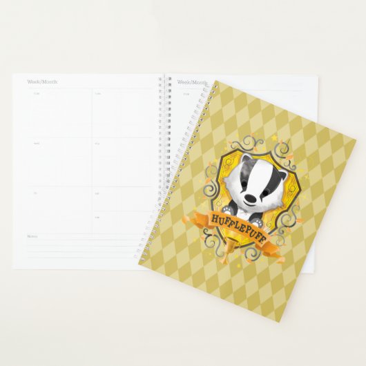 Harry Potter | Charmante HUFFLEPUFF™ Wapenschild Planner (Display)