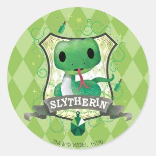 Harry Potter Charmante SLYTHERIN™ Wapen Ronde Sticker