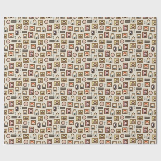 HARRY POTTER™ Chibi Afbeelding Lijst Cadeaupapier (Vlak)