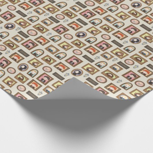 HARRY POTTER™ Chibi Afbeelding Lijst Cadeaupapier (Hoek)