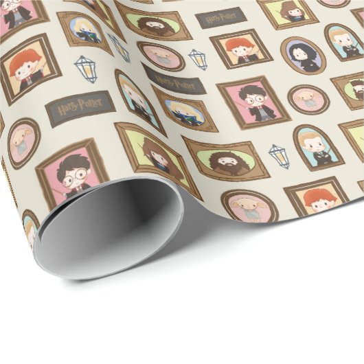 HARRY POTTER™ Chibi Afbeelding Lijst Cadeaupapier (Rol Hoek)