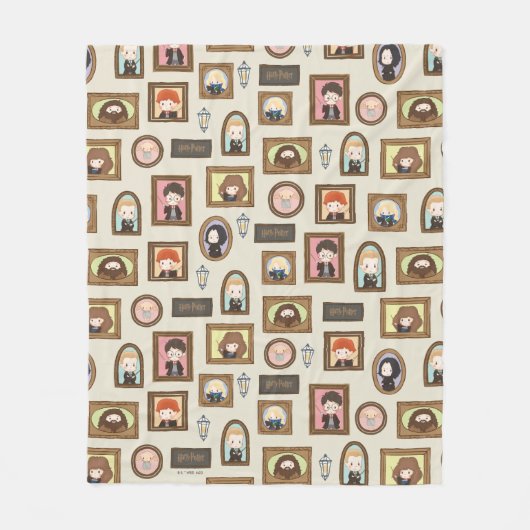 HARRY POTTER™ Chibi Afbeelding Lijst Fleece Deken (Voorkant)