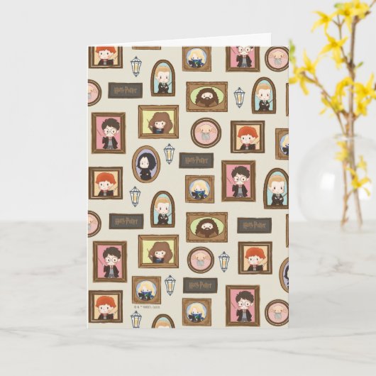 HARRY POTTER™ Chibi Afbeelding Lijst Kaart (Gele Bloem)