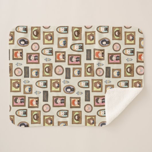 HARRY POTTER™ Chibi Afbeelding Lijst Sherpa Deken (Voorkant (horizontaal))