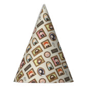 HARRY POTTER™ Chibi Fotolijst Patroon Feesthoedjes (Links)