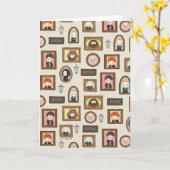 HARRY POTTER™ Chibi Fotolijst Patroon Kaart (Gele Bloem)